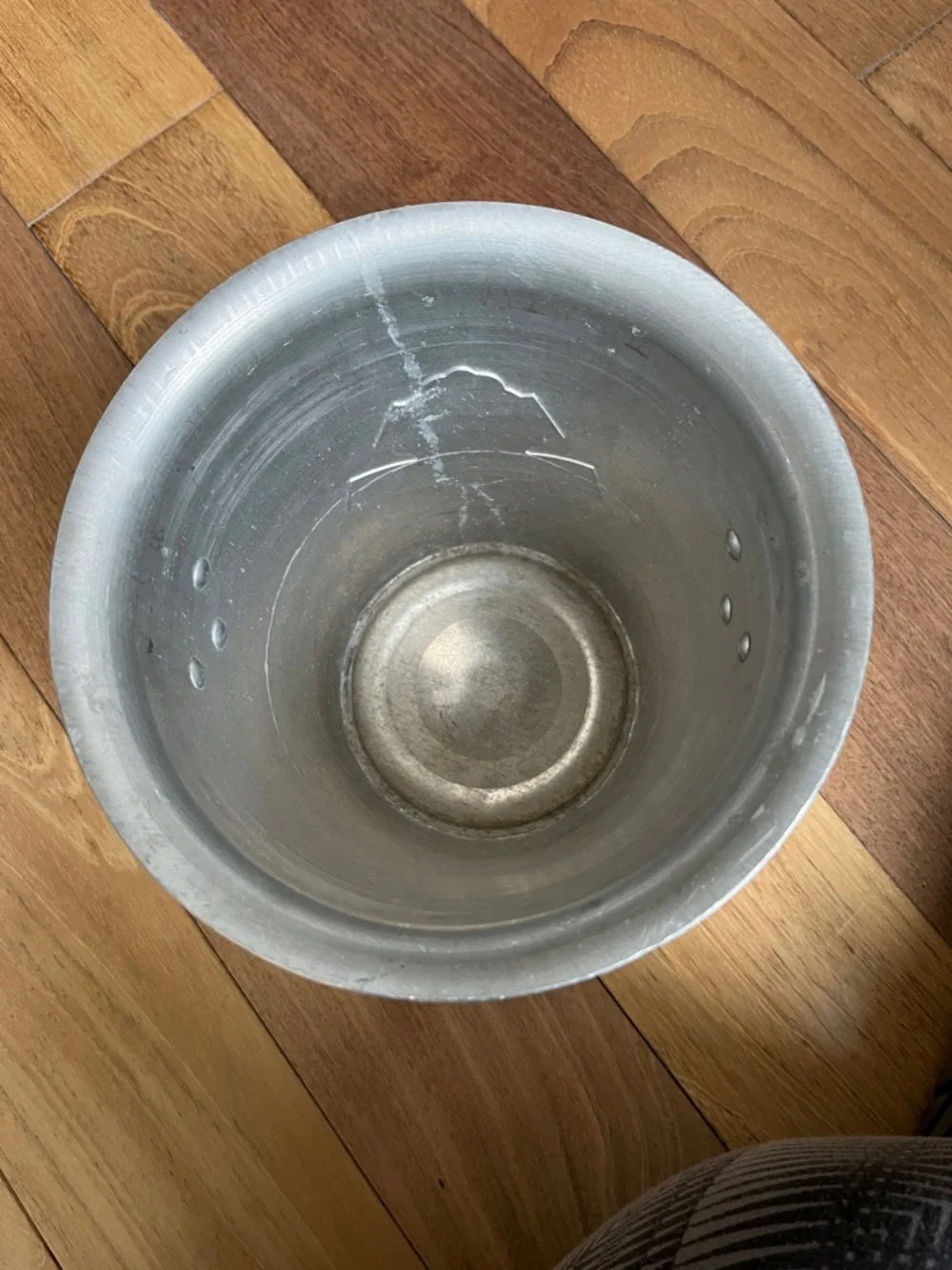 Vintage Perrier Jouet Champagne Bucket Ice Aluminum Silver France